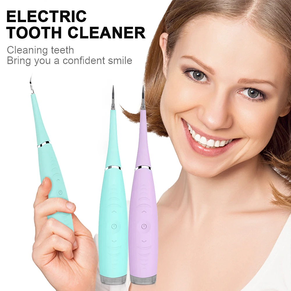 Electric Ultrasonic Sonic Dental Scaler Tooth Calculus Remover Cleaner