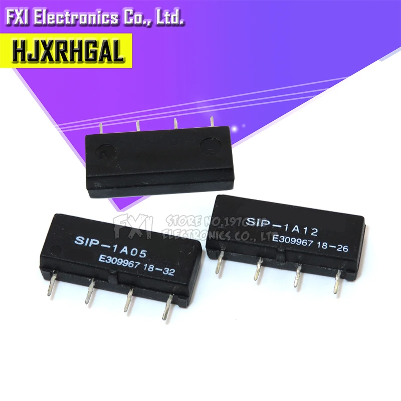 50 шт. SIP-1A05 SIP-1A12 5 V/12 V реле Герконовое реле для панорамирования CHANG реле 4PIN