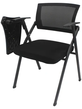 

Training Chair with Tablet Chair Thickened One Small Table Folding Conference Room Chair Staff Office Chair News Chair