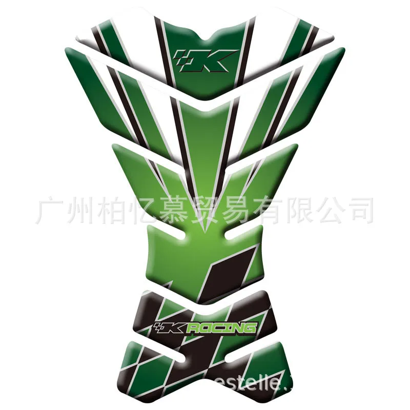 Бензобак Мотоцикла Наклейки защита двигателя Стикеры подходит для Kawasaki ZX6R ZX9R ZX10R ZX12R