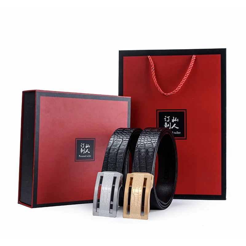 

Shengwei Korean-style Fashion Belt Men New Style Business Style Exquisite Quality Leather Belt General-
