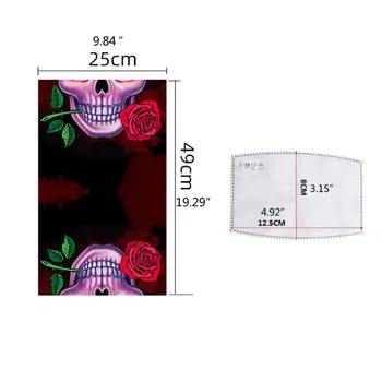 

Halloween Face Bandana Neck Gaiter Face Scarf Balaclava Sports Outdoors Masks A2UA