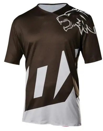 Siete 2020siete enduro майки seven Мотокросс mx велосипед mtb ciclismo camiseta hombres verano equipo camiseta dh manga - Цвет: Бежевый