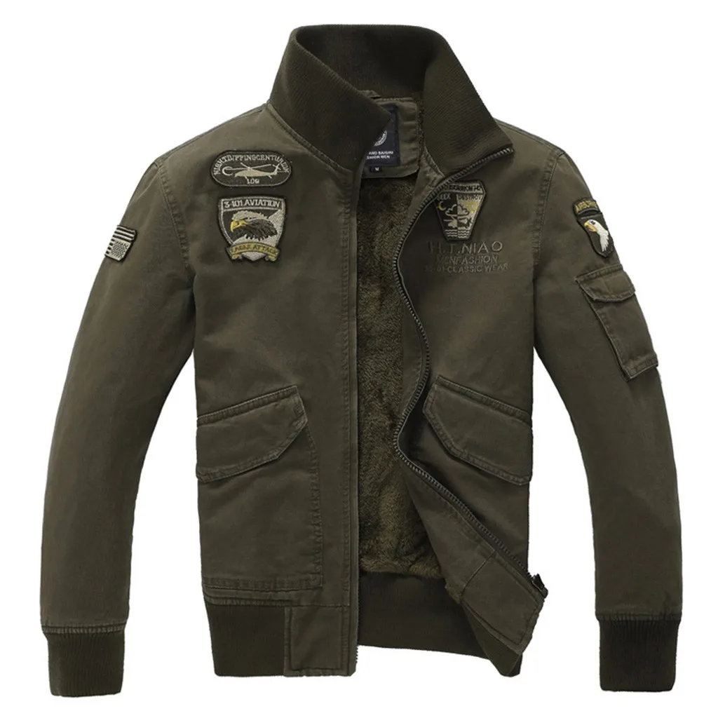 Мужская куртка уличная Новая Модная стильная военная куртка chaqueta hombre casaco masculino