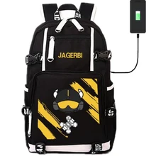 Игра Радуга шесть ноутбук USB порт рюкзак плечо дорожные сумки косплей для мужчин и женщин студенческая школа досуг посылка рюкзаки