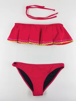 

2020 new solid color bikini bikini suit push-up style Network