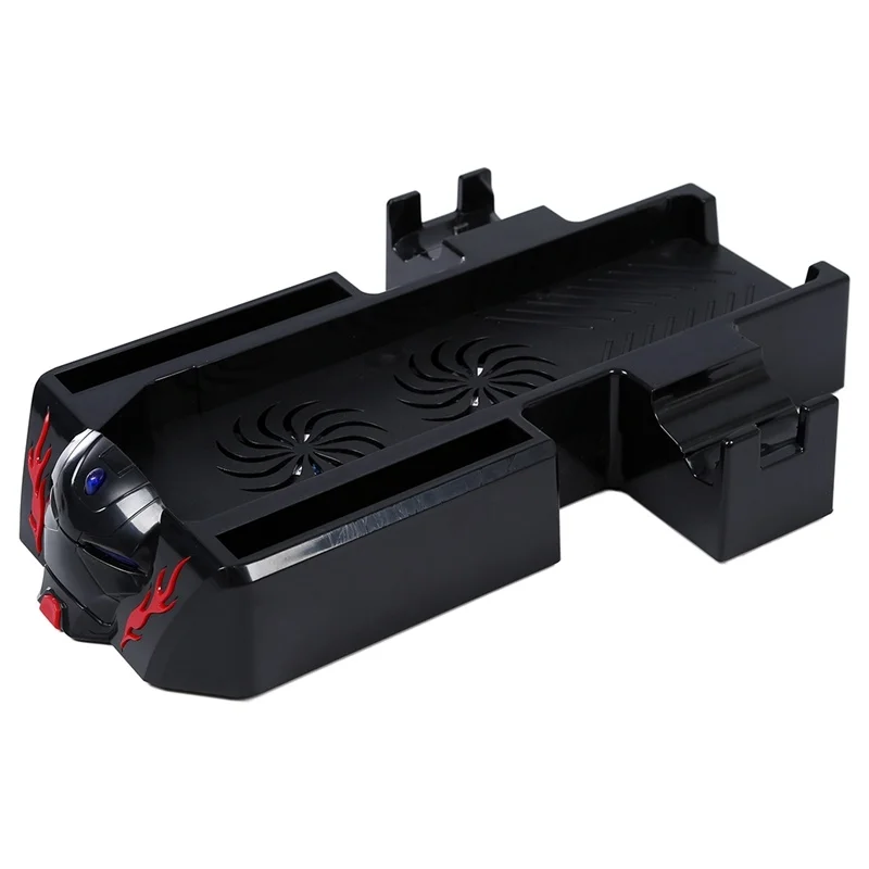 

ABKT-4-in-1 Vertical Stand Support with Cooling Fan Heat Reduction for Black