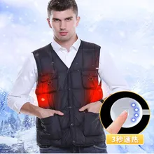 Мужской USB Инфракрасный нагревательный жилет, зимняя куртка для улицы, электрический тепловой жилет, одежда для спорта, пешего туризма, скалолазания, верховой езды