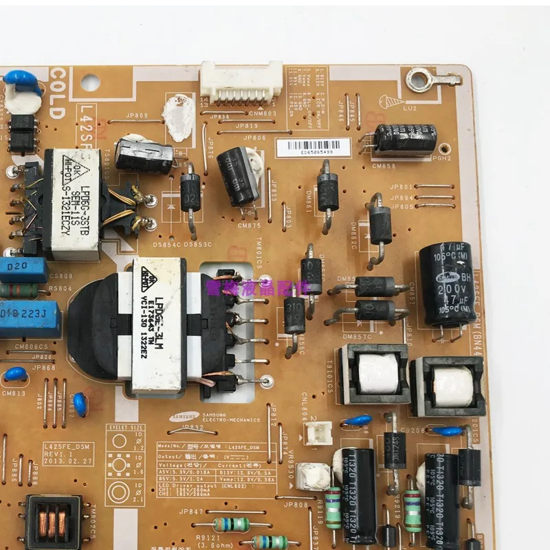 Для samsung UA40F5000AR L42SF-DDY BN44-00609D/A/E/B плата питания тест, хорошее качество
