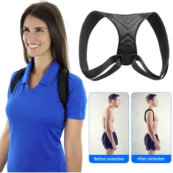 

Upper Back Posture Corrector Clavicle Support Belt Back Slouching Corrective Posture Correction Spine Braces Supports Health