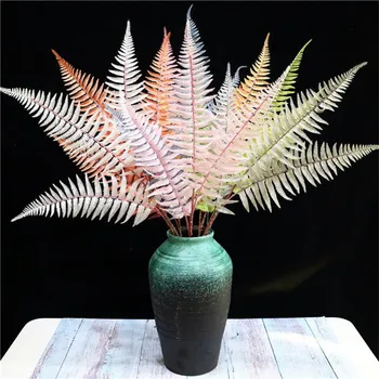 

10Pcs Fake Long Stem Persian Grass (3 stems/piece) 32.68" Length Simulation Plastic Greenery for Wedding Home Artificial Plants