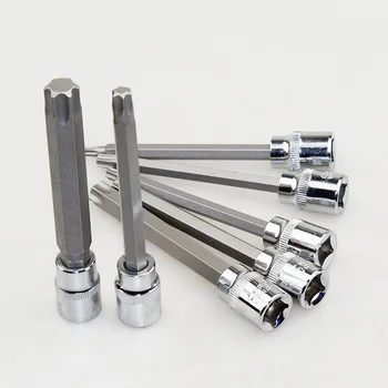

Silver End Hex Socket Long Ball Chrome vanadium steel Driver Replacement