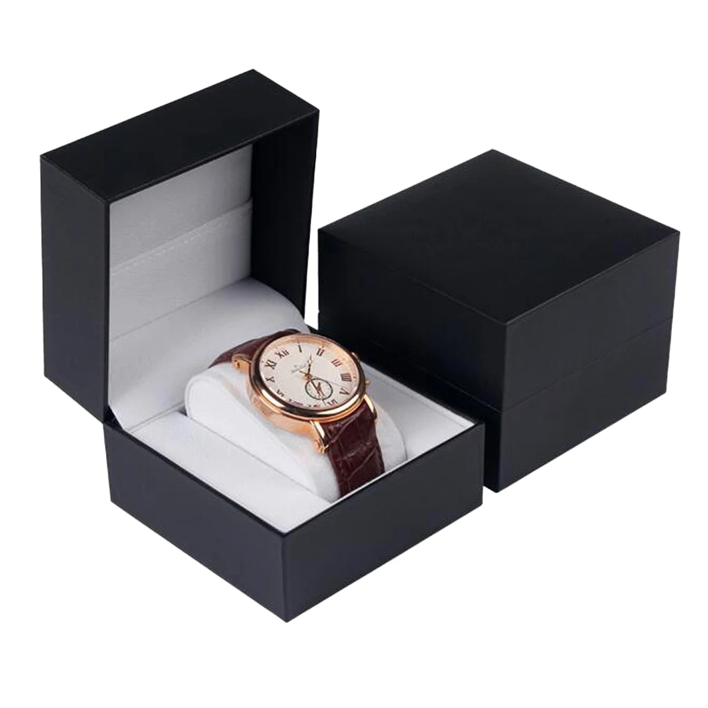 Luxury Single Watch Box Storage Case Wristwatch Package Display 10x10x7.5cm