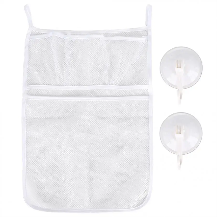 Настенная сумка для хранения с 4 карманами прочная Сетчатая Сумка из