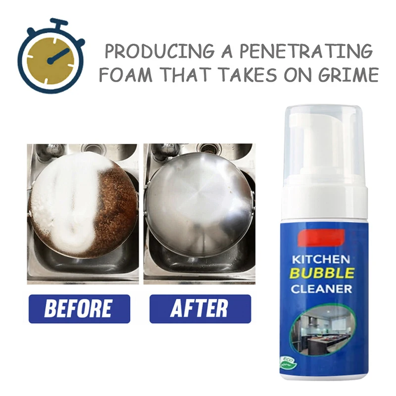 Пенный очиститель многофункциональное очищение 100 мл мытье для дома кухни ванной