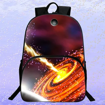 

4/5/6 Grade Student Bookbag Primary School Backpack Outdoor Casual Daypack Glaxy Series Bags Universe Theme Rucksack Peosonalize