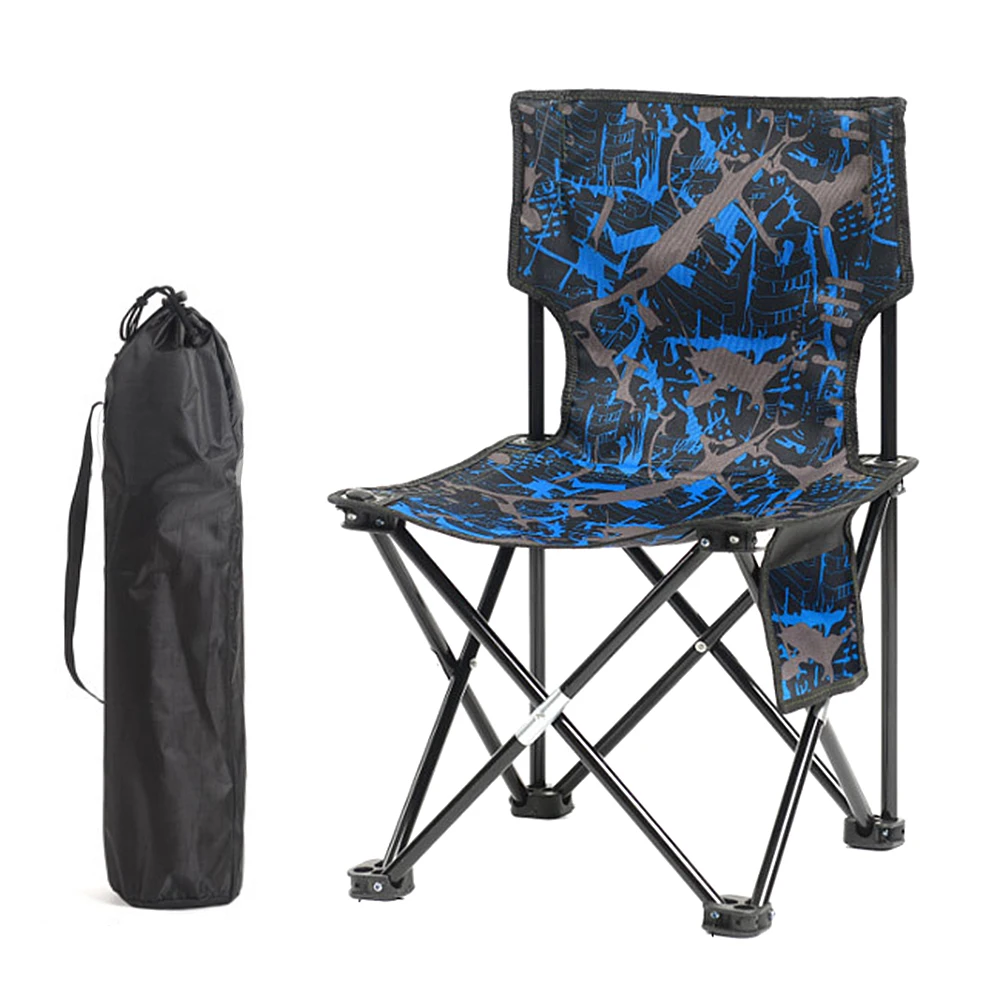 Портативный складной стул для рыбалки кемпинга походов пикника путешествий