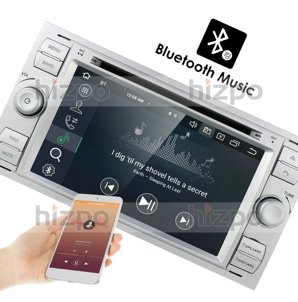 Автомобильный dvd-плеер Android 10 DAB+ 2din в тире для Ford Transit Focus подключение S-MAX Kuga Mondeo с OctaCore Wifi 4G gps Bluetooth