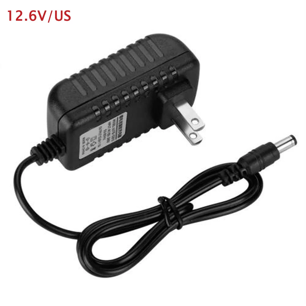 Адаптер питания DC 9 V/12 V/12,6 V/16,8 V/21 V/25,2 V 1A зарядное устройство питания Универсальное переключение ЕС США вилка