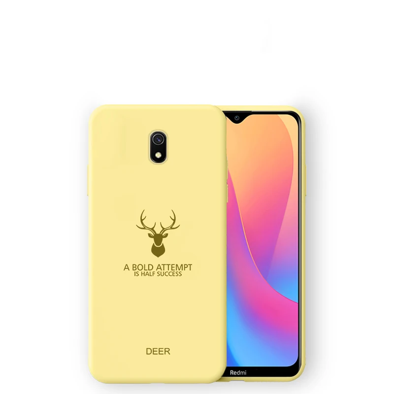 Для Xiaomi redmi 8A чехол Global MOFi redmi 8 силиконовый мягкий ТПУ противоударный Модный чехол coques redmi 8 чехол - Цвет: yellow