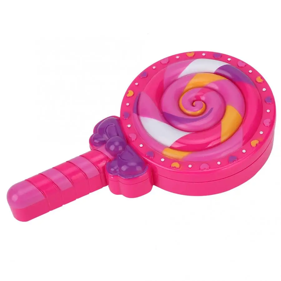 Children Girls Makeup Box Toy Doughnut Shape Makeup Box Interactive Toy Beauty Tools Toy for Children Girls