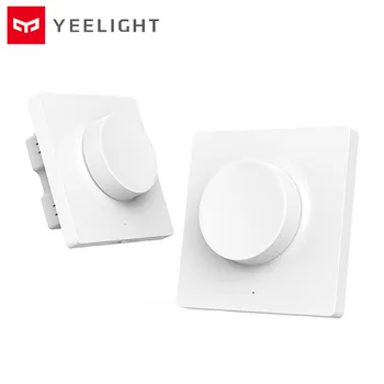 

Yeelight Intelligent Bluetooth Dimmer Switch 5 In 1 Control Wireless Smart Remote Control Wall Switch For Yeelight Ceiling Light