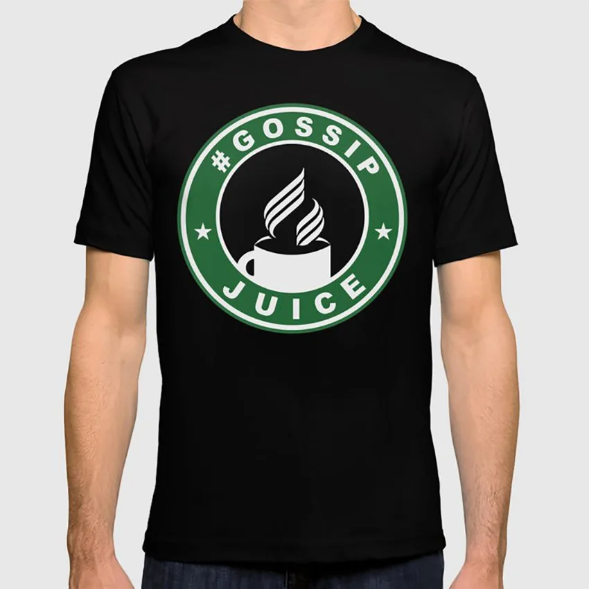 GossipJuice футболка кофе Юмор сатир