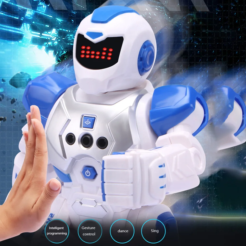 Радиоуправляемый умный датчик жестов танцевальный робот программируемый Inteligente Электрический Поющий образовательный гуманоидный Роботизированный игрушки дистанционное управление