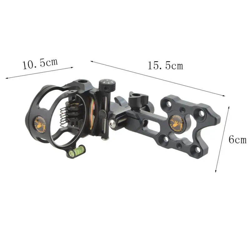 

Archery Compound Bow Sight Micro Optical Fiber Sporting 7 Pin .019 Fiber Black