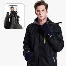 Унисекс спортивные зимние уличные водонепроницаемые вязаные экстра-изолированные перчатки для сенсорного экрана