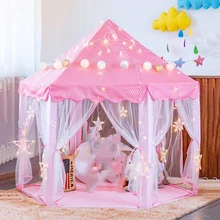 pink indoor tent