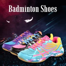 Унисекс, профессиональная обувь для бадминтона, мужские легкие износостойкие кроссовки, женские амортизирующие туфли для легкой атлетики, тренировочная спортивная обувь