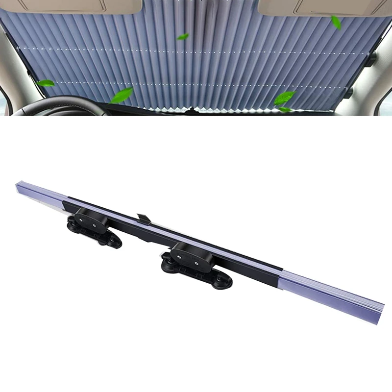 

Car Retractable Sunshade Car Windshield Sun Shade Easy To Install and Use, Universal Sunshade To Keep Your Vehicle Cool and Dama