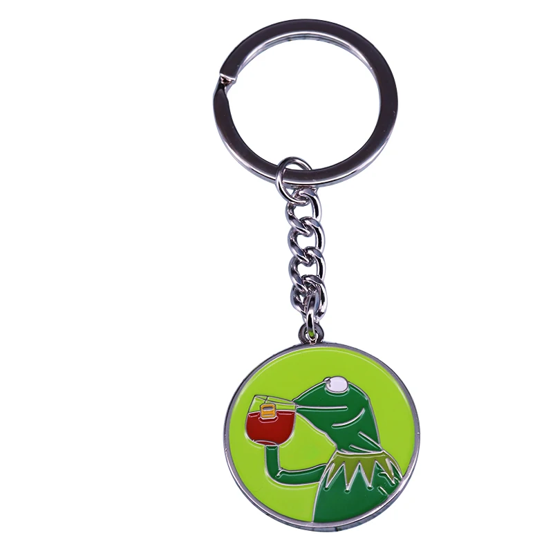 Kermit лягушка пить чай это не мой бизнес брелок поп интернет meme творческое