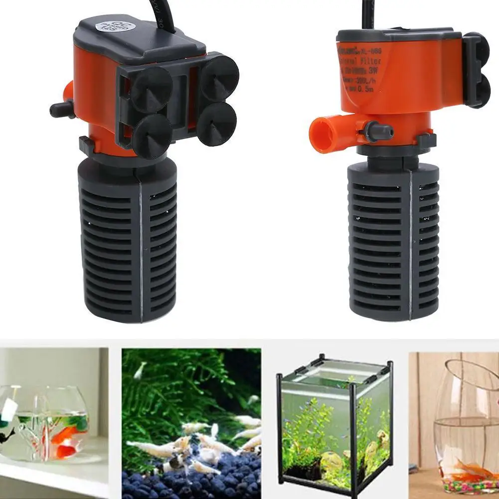 Cheap Mini Pump For Aquarium Filter, 2W pump For sponge Water filtering For fish low Increase