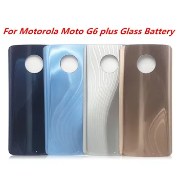 

2pcs For Motorola Moto G6 Glass Battery Door Case Back Cover Replacement Parts for Motorola Moto G6 Plus XT1926-7 XT1926-6