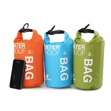 2L ПВХ плавательный Дайвинг Sufing Водонепроницаемый сухой мешок Сверхлегкий сумка для хранения телефона Сумка для кемпинга водонепроницаемая сумка для катания на лодках дрейфующие сумки