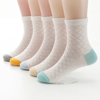 

5Pairs/lot Infant Baby Socks Cartoon Socks for Children Girls Cotton Mesh Newborn Boy Toddler Socks Kids Clothes Accessories