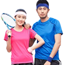 Летняя тонкая мужская футболка с короткими рукавами и круглым вырезом для бега, фитнеса, Женская дышащая и быстросохнущая одежда