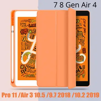 

For iPad Air 3 10.5 iPad 10.2 2019 Case for iPad 7th 8th Generation Case Pro 11 2020 2018 9.7 Air 4 10.9 Mini 5 Case Funda Capa