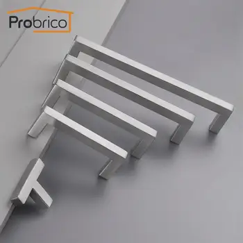 Probrico Cabinet handles and Furniture Pulls Stainless Steel Knobs and handles Kitchen Door Drawer Cupboard Handle Hardware