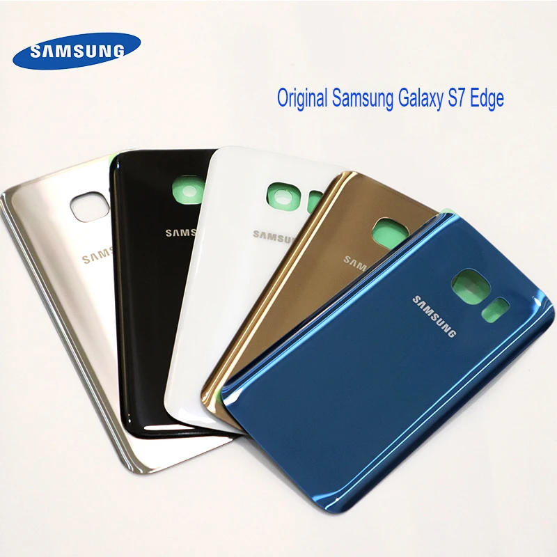 Samsung Galaxy S7 Edge Задняя крышка батареи 3D стеклянная дверь задняя крышка корпуса для 5," samsung S7 Edge замена likee крышка