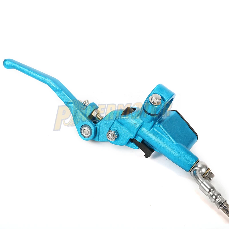 Motorcycle Aluminium Hydraulic Clutch 900mm 1200mm Silver Lever Master Cylinder For 125-250cc Vertical Engine Dirt Bike Motocros
