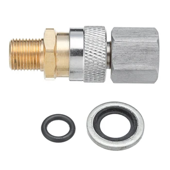 

New Replacement For Air Rifles PCP 1/8BSP Quick Coupler Pipe Fittings Kit Connector Adaptor Socket Gasket Parts Pipe Fittings