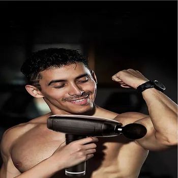 

LCD Monitor Massage Gun New EMS Deep Muscle Massager Muscle Pain Body Massage Exercise Relaxation Slimming Shaping Relieve Pain