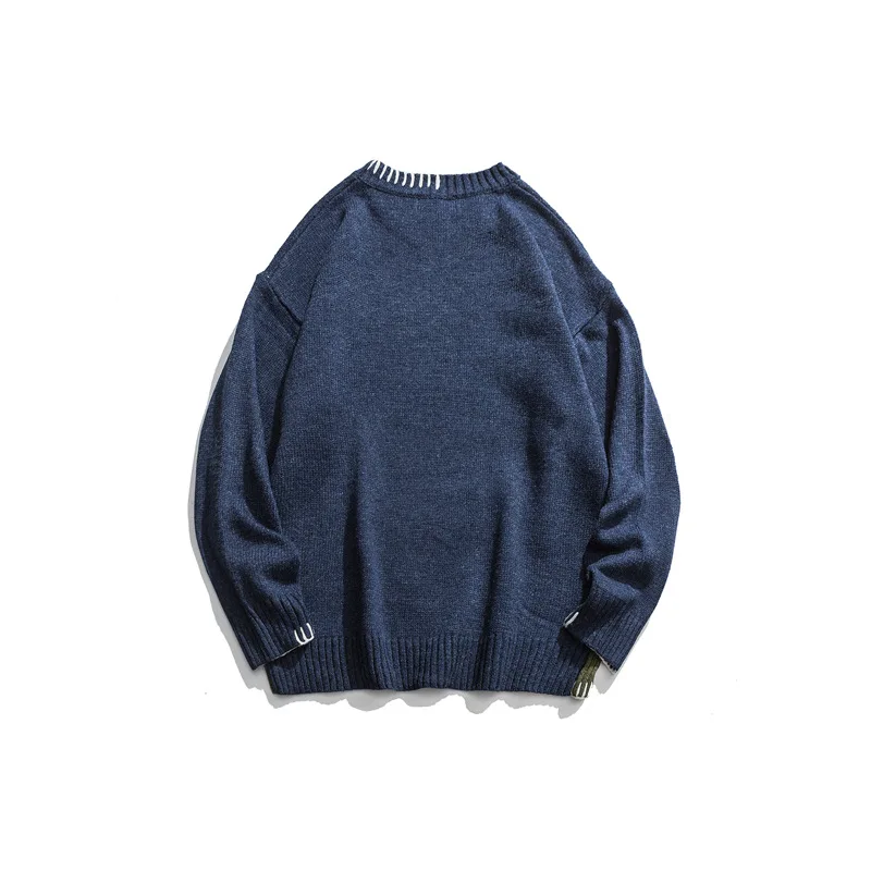 Una Reta/свитер для влюбленных, новинка, Зимний пуловер в стиле хип-хоп с длинными рукавами, вязаный мужской свитер, свободный мужской свитер с милым рисунком