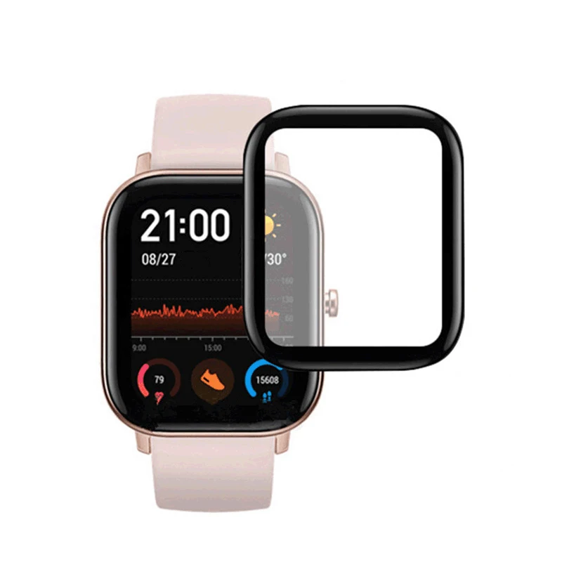 Для Amazfit Gts Защита экрана для часов изогнутая пленка для часов полное покрытие мягкая прозрачная защитная пленка чехол
