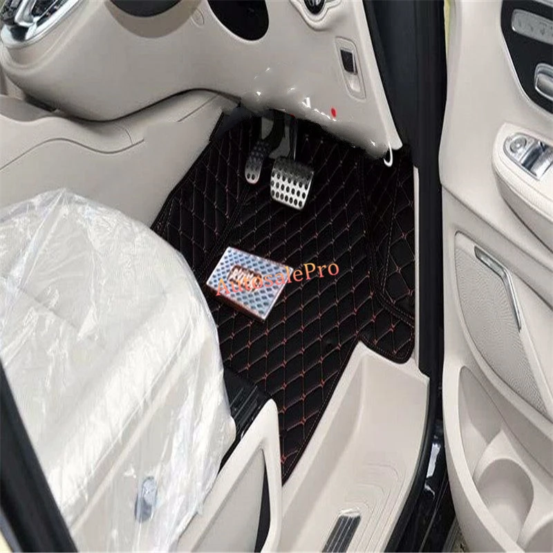 Для Mercedes Benz GLK X204 2008 2009 2010 11 12 13 14 правый и левый руль черный Передний Задний пол коврик ковры накладка