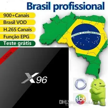

1 year Brazil Subscription ,X96W(1G+8G) andriod media player for Brazil
