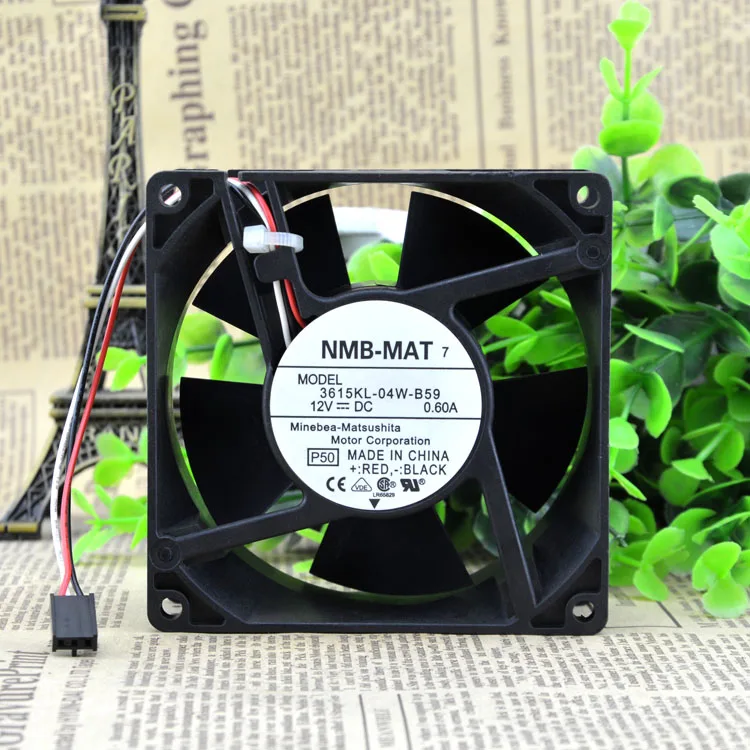 9038 9 см 3615KL-04W-B59 12V 0.60A защиты электродвигателя Вентилятор охлаждения